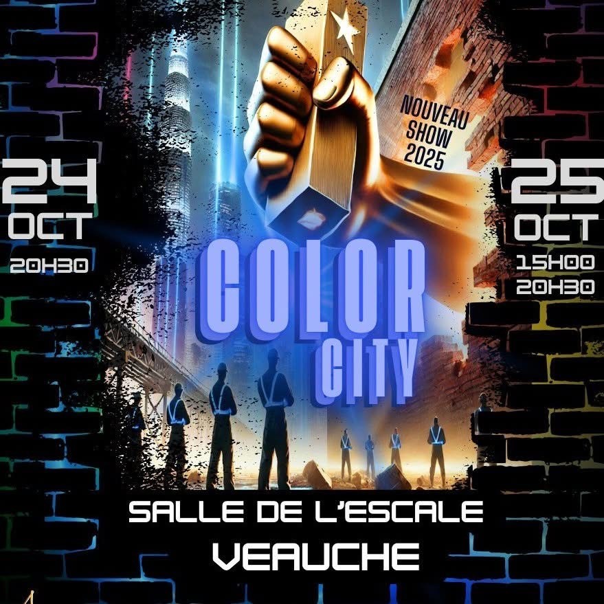 Pour leur deuxième création, les « Ans Chanteurs » et le « Studio DSF » vous présente leur nouvelle Comédie Musicale « Color city ».