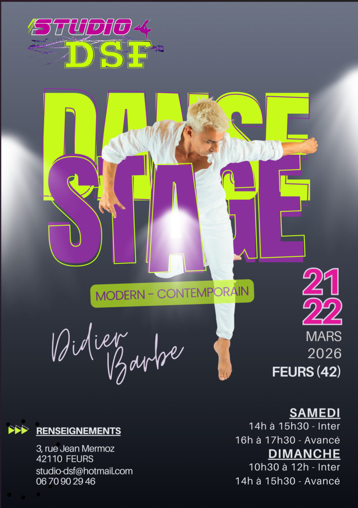 Stage Modern-Contemporain avec Didier Barbe